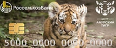 Кредитная карта Амурский тигр